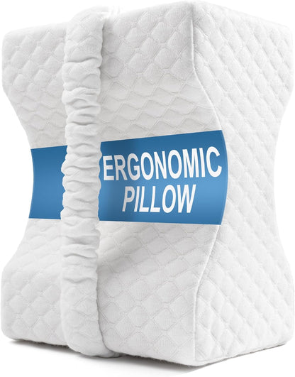 Almohada para Piernas para Ciática, Espalda, Caderas, Rodillas y Alivio del Dolor en las Articulaciones